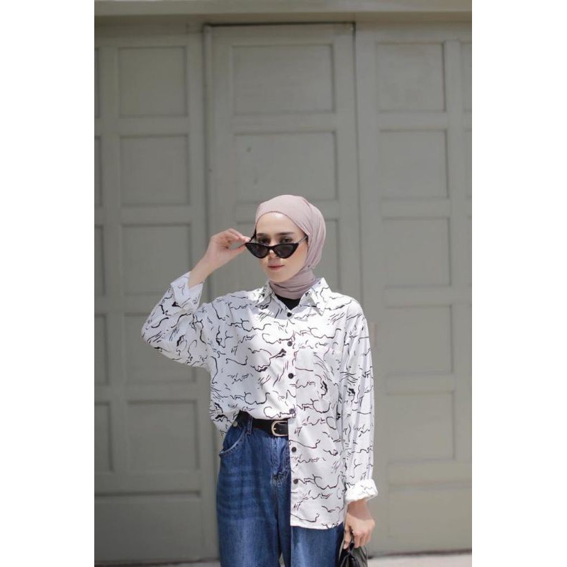 Blouse Rayon Uniqlo
