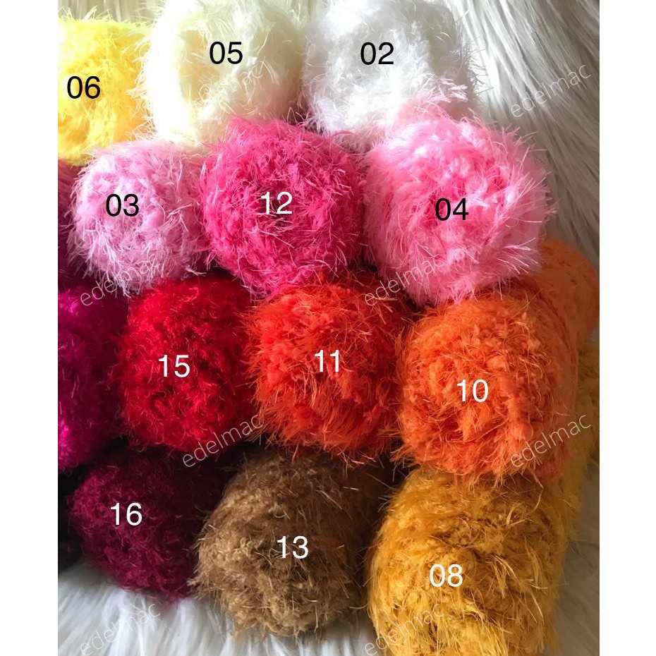 Tali Benang Rajut Bulu Halus Import Cashmere Plush Yarn