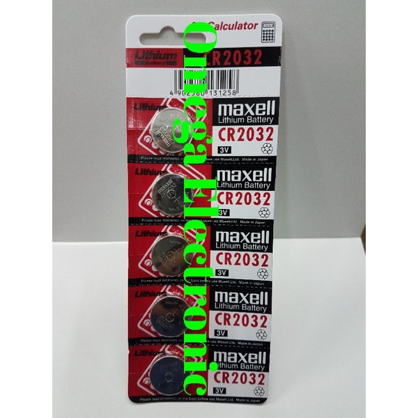 ORIGINAL Baterai Lithium Maxell 3V CR 2032 CR2032 CR 2025 CR2025 CR2016 CR 2016 Battery Batre CMOS