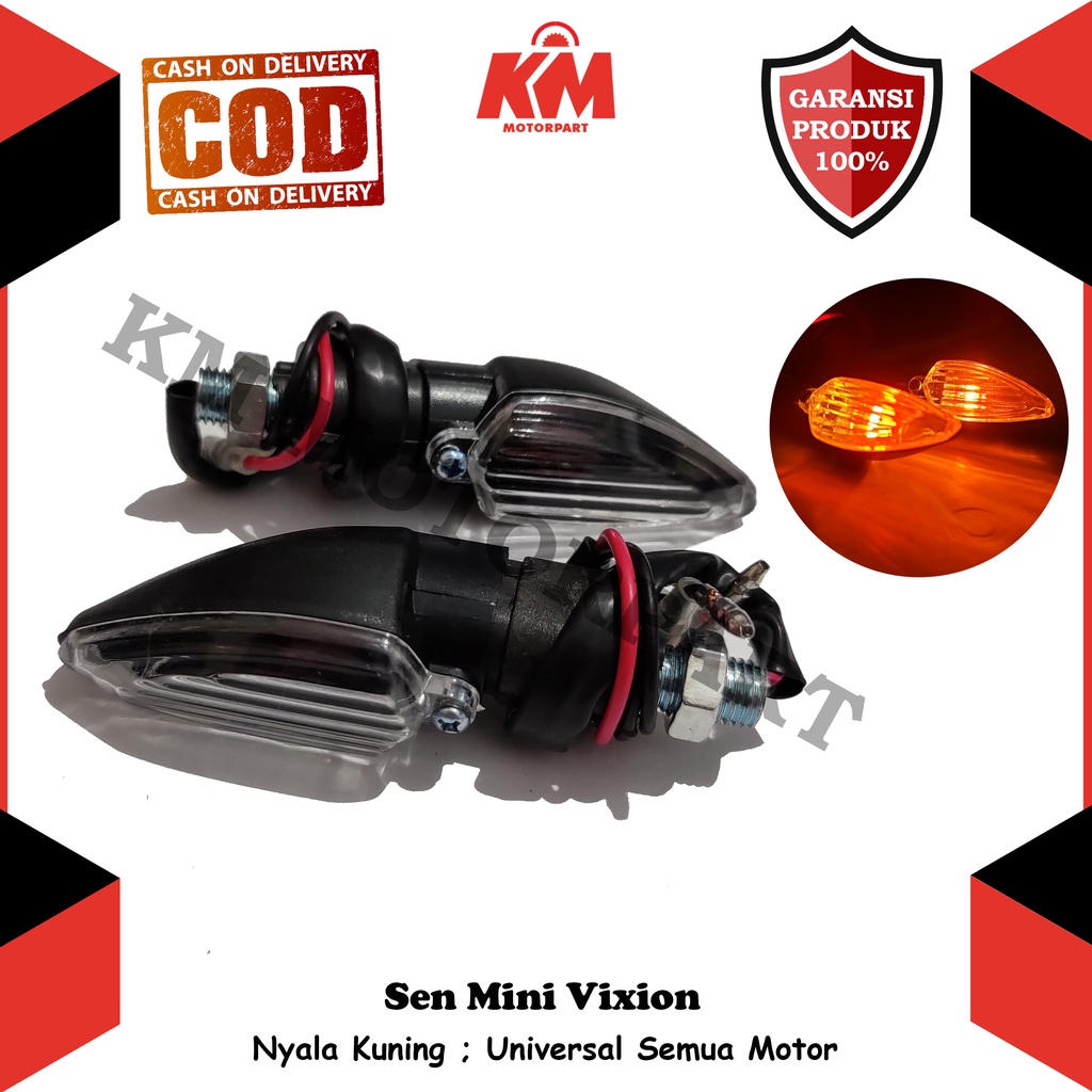 Sen Mini Vixion New Sepasang Lampu Sein