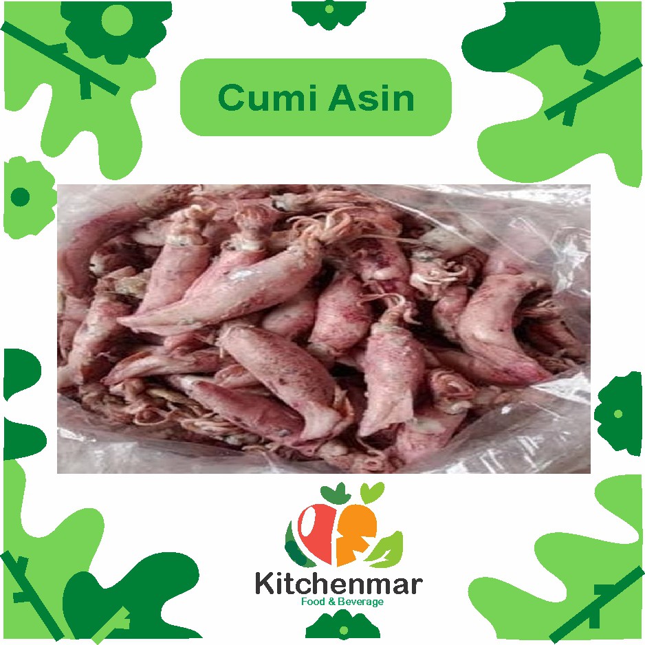 

Ikan Asin Sotong Jarum / Cumi Asin - 100 gram