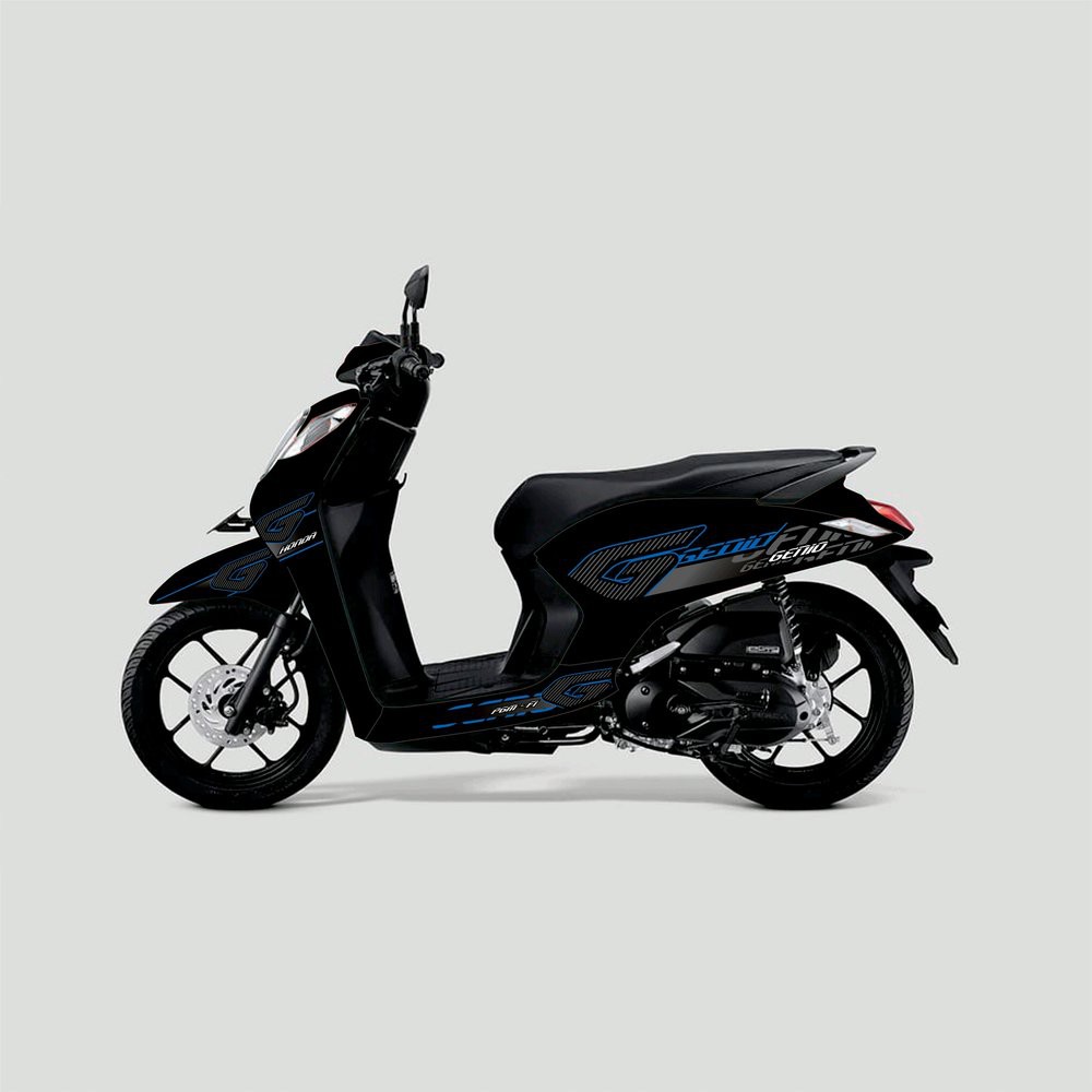 Unik Sticker Striping Decal Custom Motor Honda Genio Limited