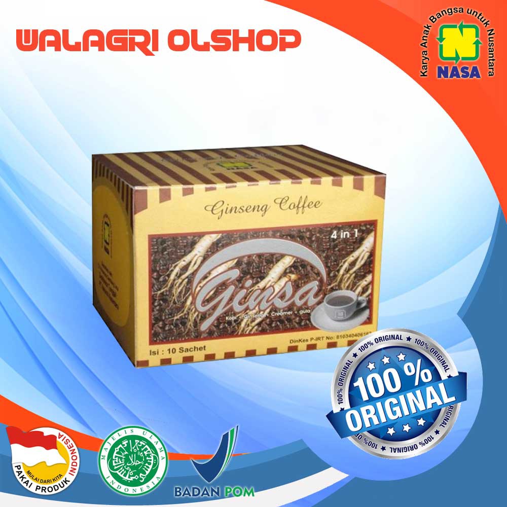 

Kopi Ginseng Original NASA - Mengatasi Stress Sakit Kepala Kelelahan