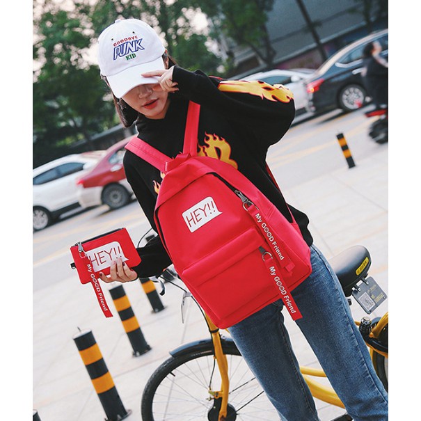 [IMPOR] DOMMO - D1541 Tas Ransel HEY 2 in 1 !! R400 / Tas Ransel / Tas Sekolah / Tas Punggung