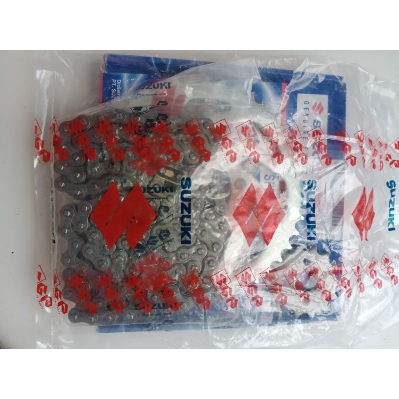 Gear set Komplit suzuki Satria fu150 Barong karbu (2007-2009) Satria Fu Lama Karbu, Asli lokal