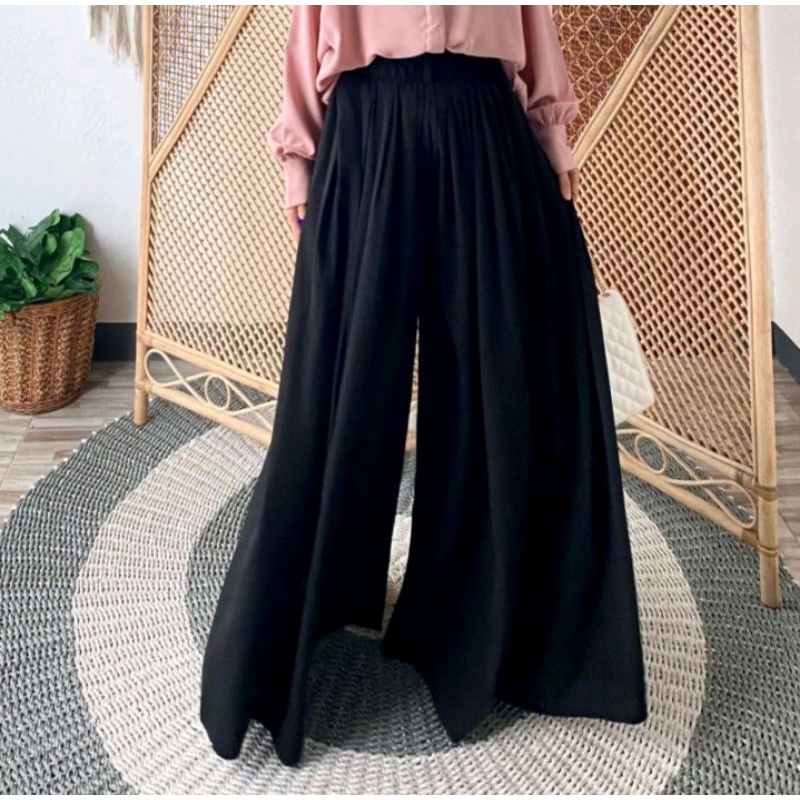 ZIGNA KULOT Panjang 100 cm || Wide Pant || Kulot Lebar || Kulot Bigsize || Kulot Mayung || Kulot Wolfis Premium || Jumbo ||