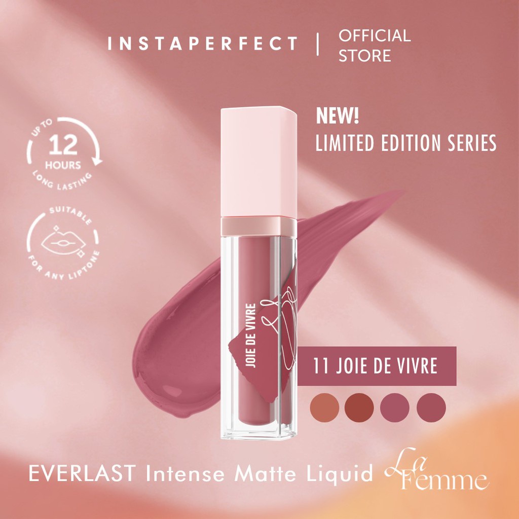 Wardah Instaperfect Everlast Intense Matte Liquid Lipcream