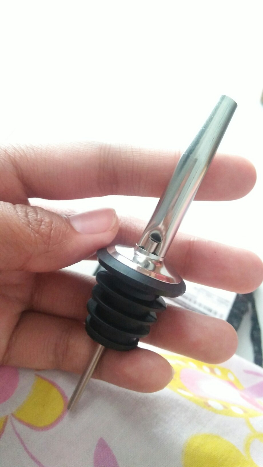 Mumantab Stainless Steel Liquor Spirit Pourer Flow Wine Bottle Pour Spout Stopp