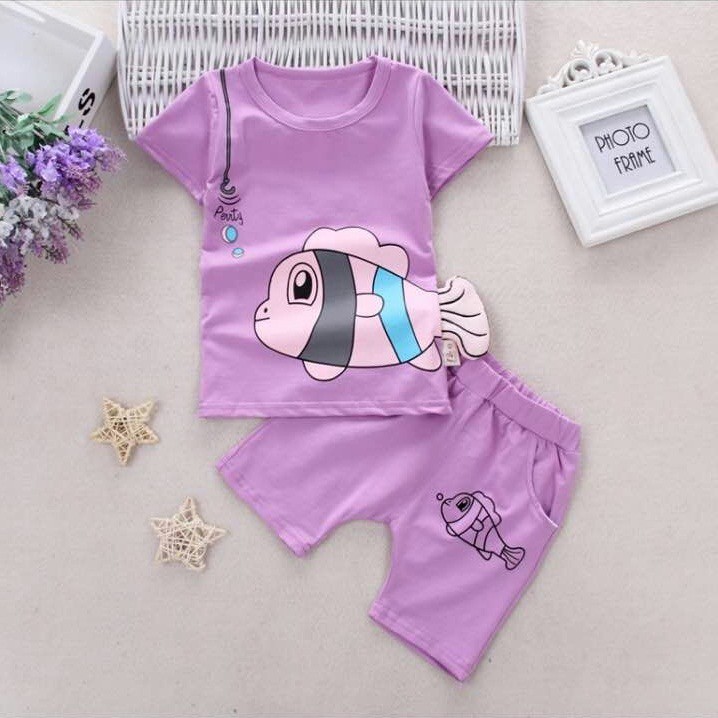 Setelan Baju Kaos Import Murah | Pakaian Anak Lucu 3D