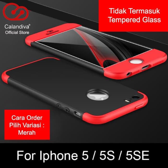 Calandiva Premium Front Back Case iPhone 5, iPhone 5s, iPhone 5SE