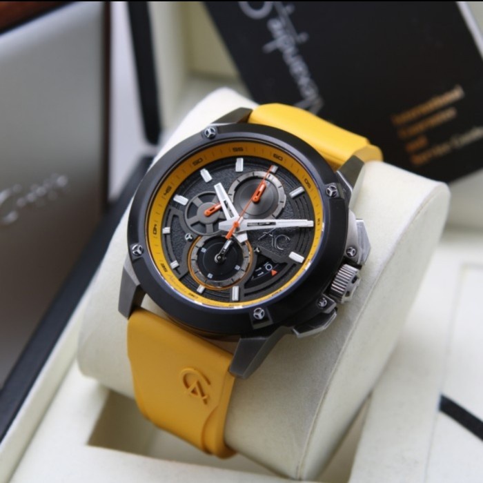 ALEXANDRE CHRISTIE AC 9602 BLACK YELLOW AC9602 PRIA ORIGINAL,,RUBBER