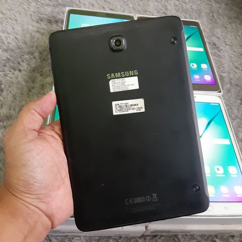 Samsung Tab S2 T719y 8inch 3/32gb warna hitam second berkualitas