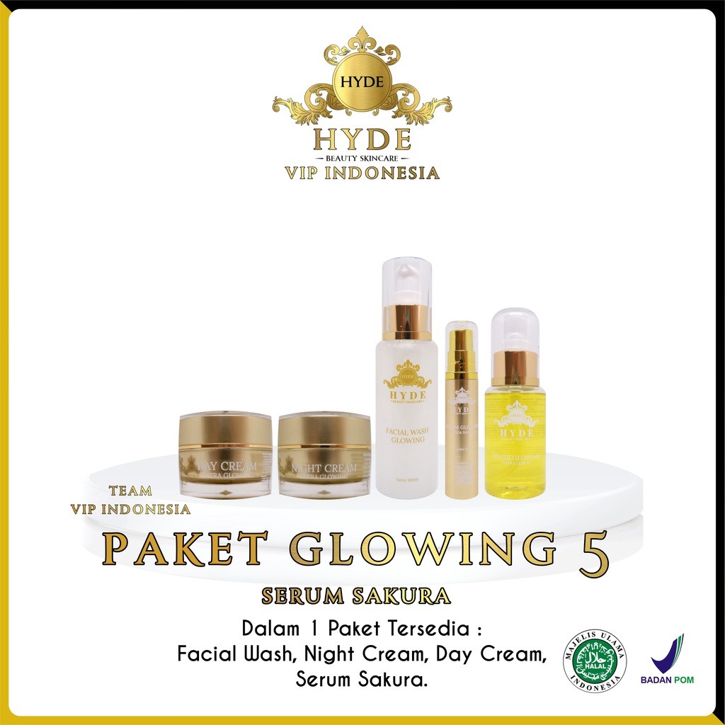 Hyde Beauty Skincare Bpom Perawatan Wajah Glowing Kecantikan Pelembab Wajah Sabun Mandi Cair Make Up Promo Murah Flash Sale