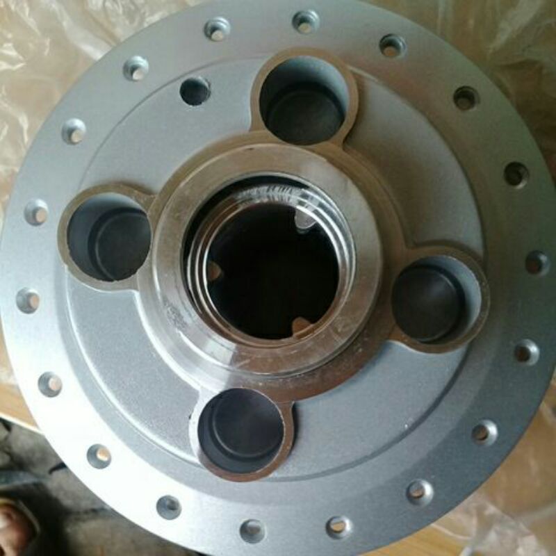 tromol belakang honda Tiger lama silver