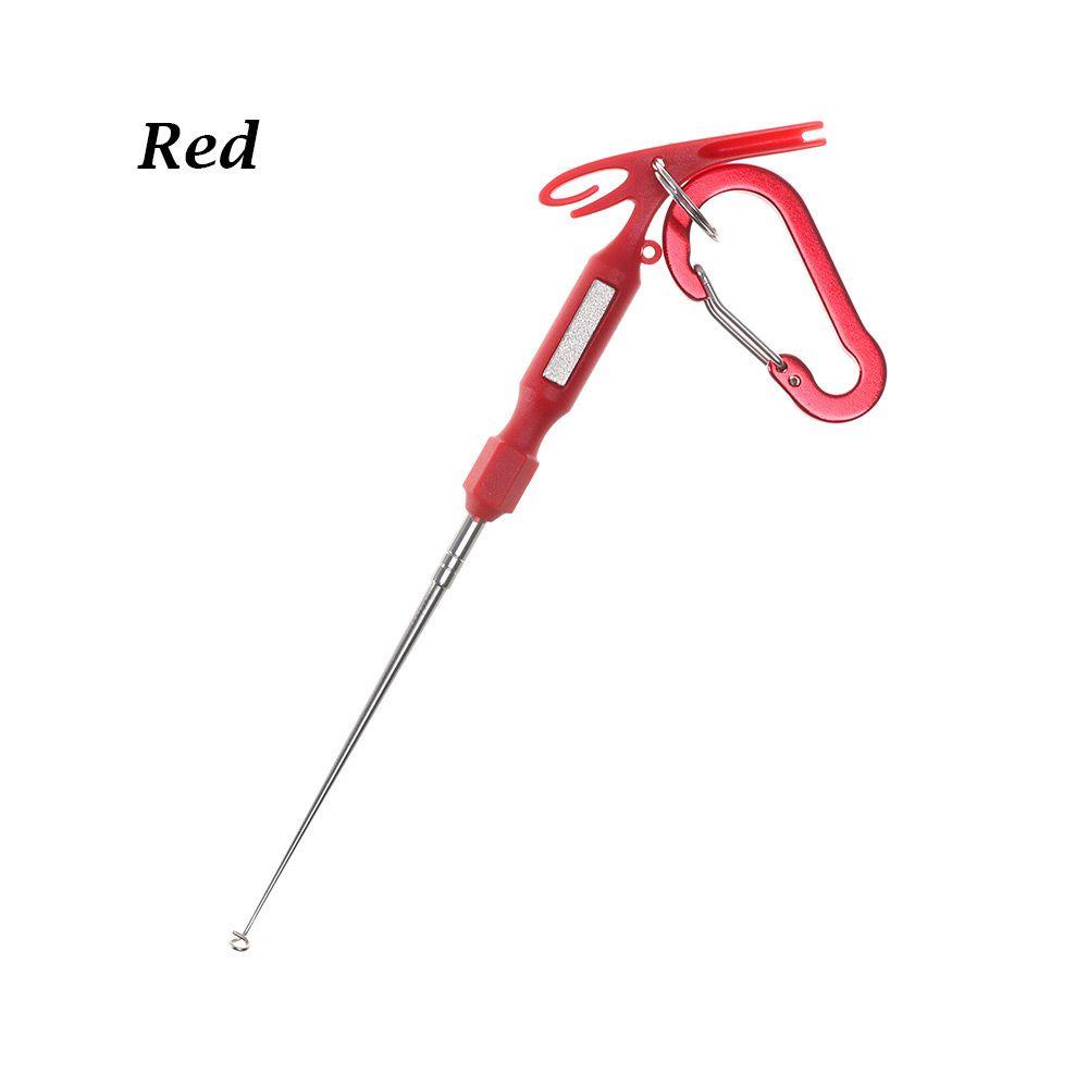 Top 4in1 Fishhook Detacher with Sharpener Tahan Lama Portable Extractor Removal Alat Pembuka Pancing