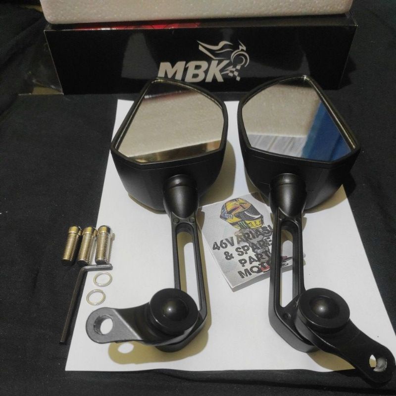 SPION DUCATI KACA BENING / SPION JUMBO CARMIN BIRU / SPION DUCATI HITAM