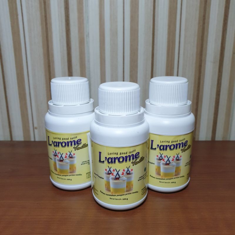 Larome Vanilla Perisa / Vanilla Essence Cair 100Gr (Expired Juli 2022)