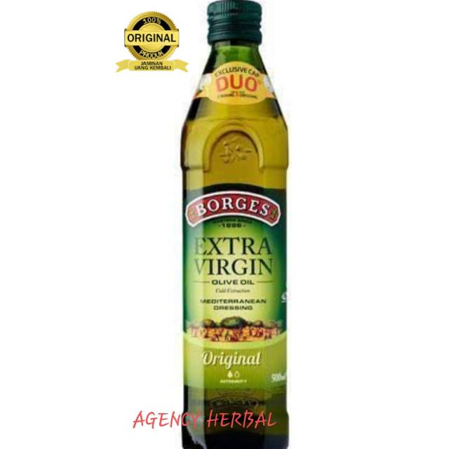 

ZAITUN OLIVE OIL BORGES 500 ML/ZAITUN EXTRA VIRGIN/OLIVE OIL FOOD GRADE/OLIVE OIL BORGES
