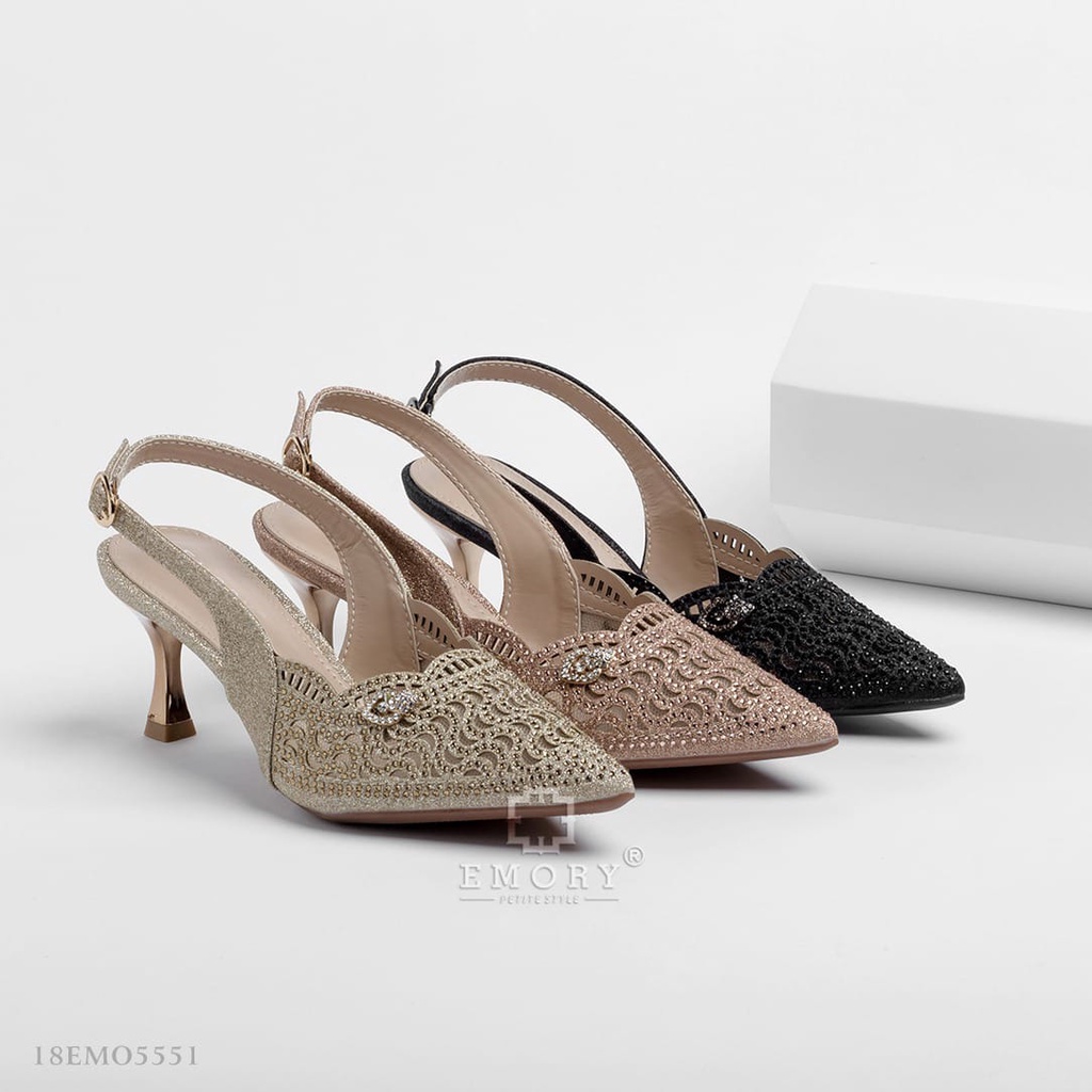 SV - EMORY Frapany Sandal Pesta Heels Wanita 18EMO5551