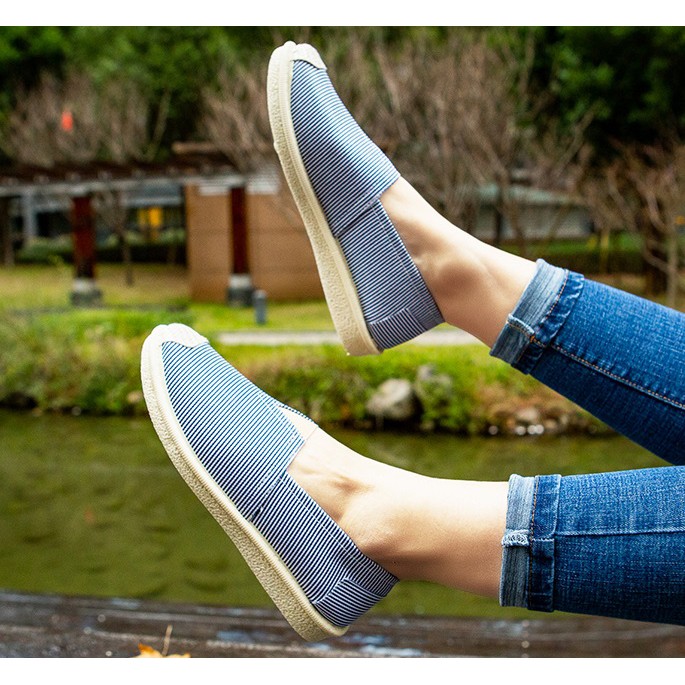 ELFYDO - SHS007 Sepatu Flat Shoes Sepatu Pansus Wanita Bahan Kain Katun A - H Jakarta Pansus