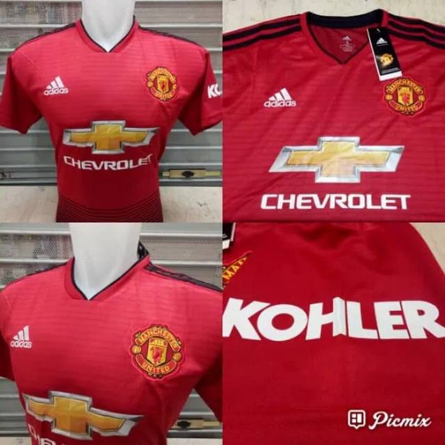 JERSEY BOLA MANCHESTER_UNITED MU HOME 2018/2019 GRADE ORI