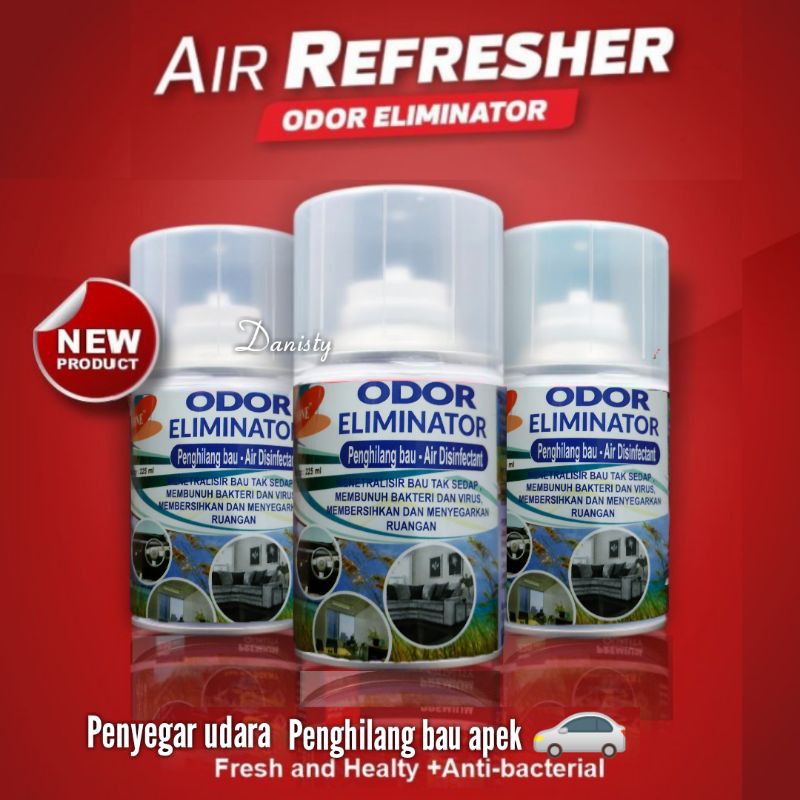 Air refresher Penghilang bau apek odor eliminator 250 mili penyegar udara AC mobil