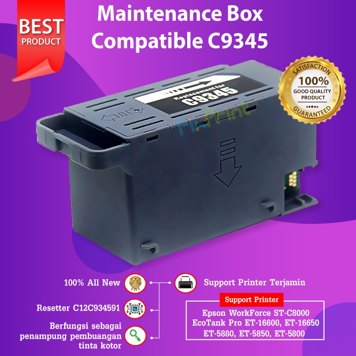 Original Epson C9345 C12C93459 PXMB9 Maintenance Box Printer L15150 L15160 L15180 M15140 L6550 L6580