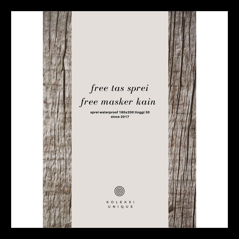 Promo Sprei Waterproof Tinggi 30Cm 180X200 Murah Buat Bayi/Lansia Terpercaya