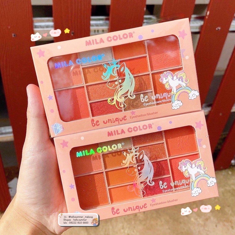 [ORI THAILAND] Mila Color Unicorn Be Unique Eyeshadow