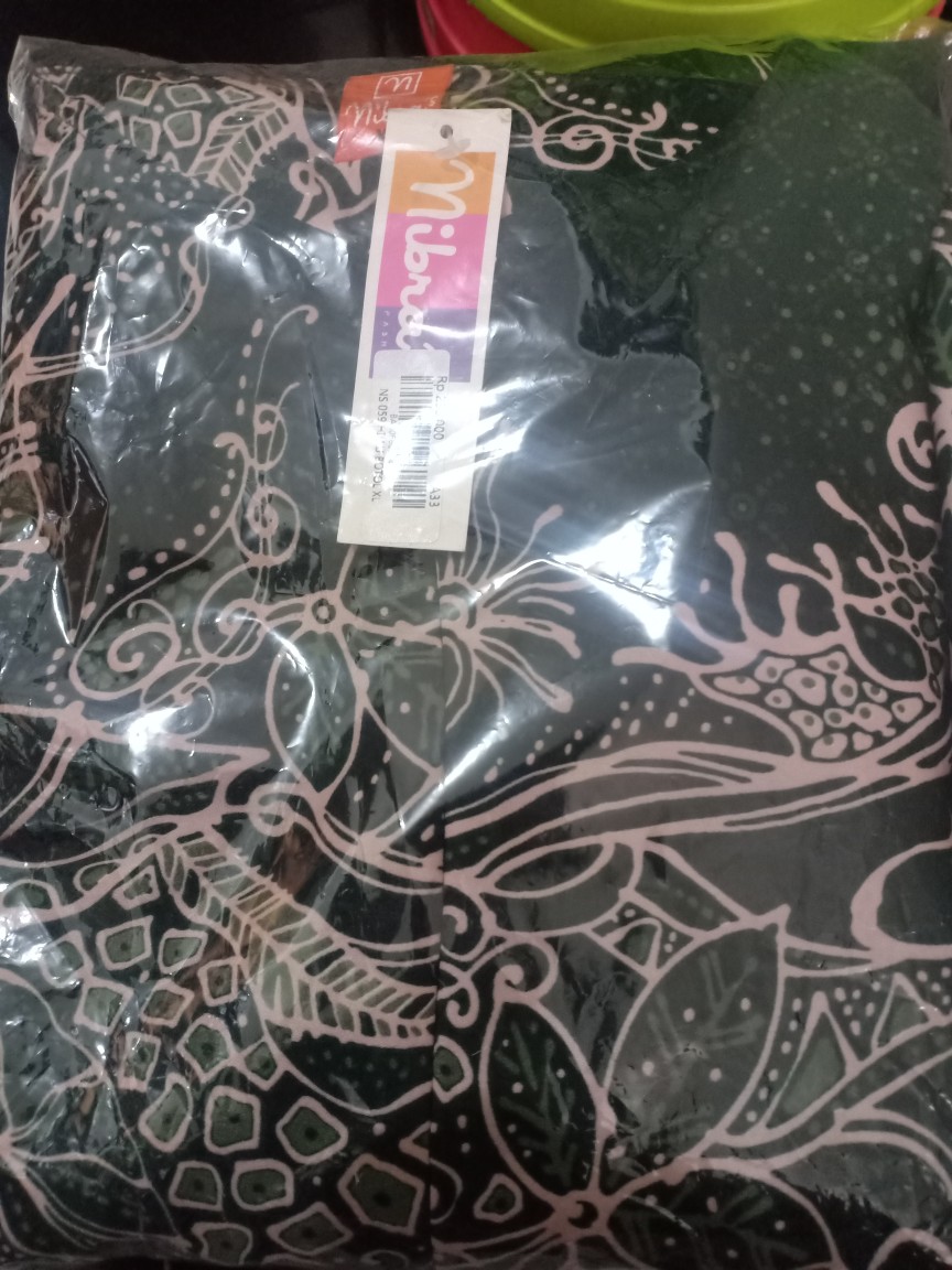 Gamis Nibras Syari Ns 59 Motif Batik Terbaru Busui Friendly