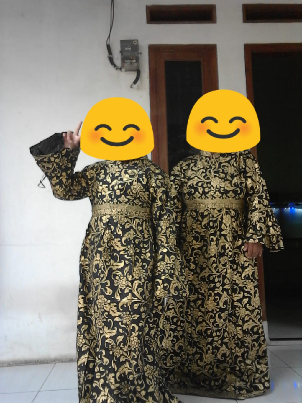 Couple Batik Bakung Mutiara Prada Emas Batik Sarimbit Keluarga Family Big Size Jumbo Xxl Murah