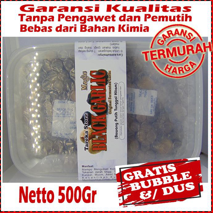OBAT herbal / BAWANG PUTIH HITAM TUNGGAL 1/2 KG -BLACK GARLIC- BAWANG HITAM LANANG /terjamin