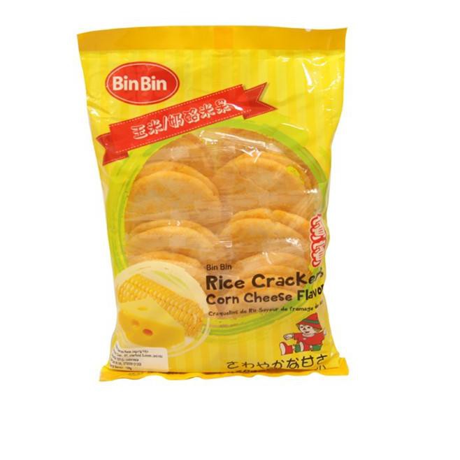 

[KODE BARANG 2] Bin Bin Rice Cracker Corn Cheese Flavor 105gr TERLARIS..!!