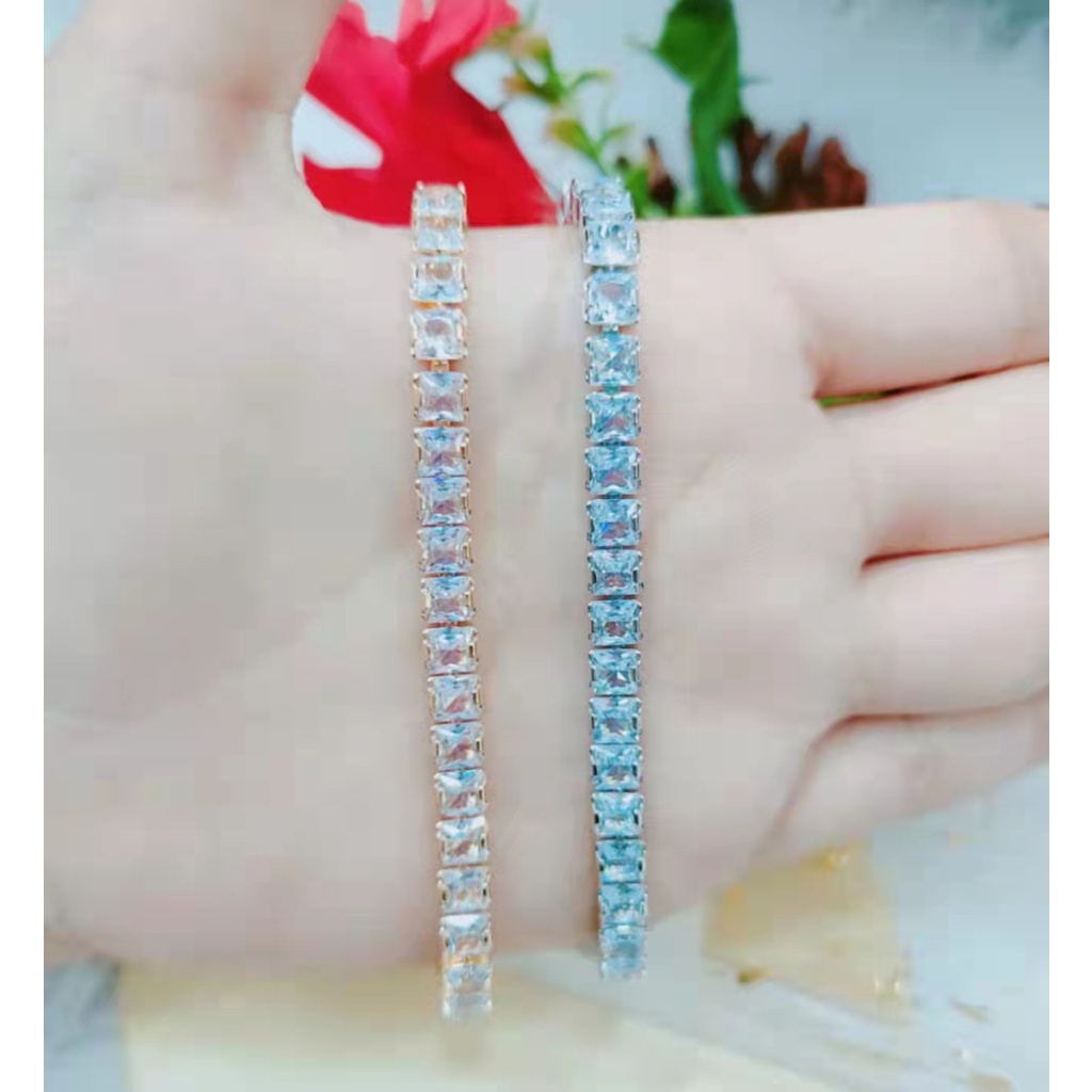 Gelang Xuping Permata Warna Warni Perhiasna Fashion 1260