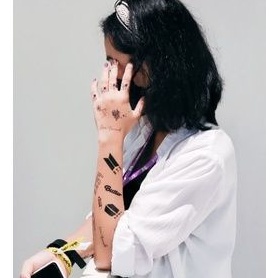 POTATOO BTS VOL 1 Temporary Tattoo Sticker