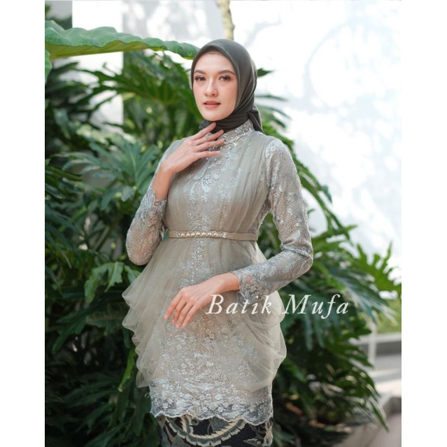 SET KEBAYA COUPLE MADINA SAGE | KEBAYA WISUDA TERBARU KEBAYA MODERN KEBAYA LAMARAN KEBAYA TUNANGAN