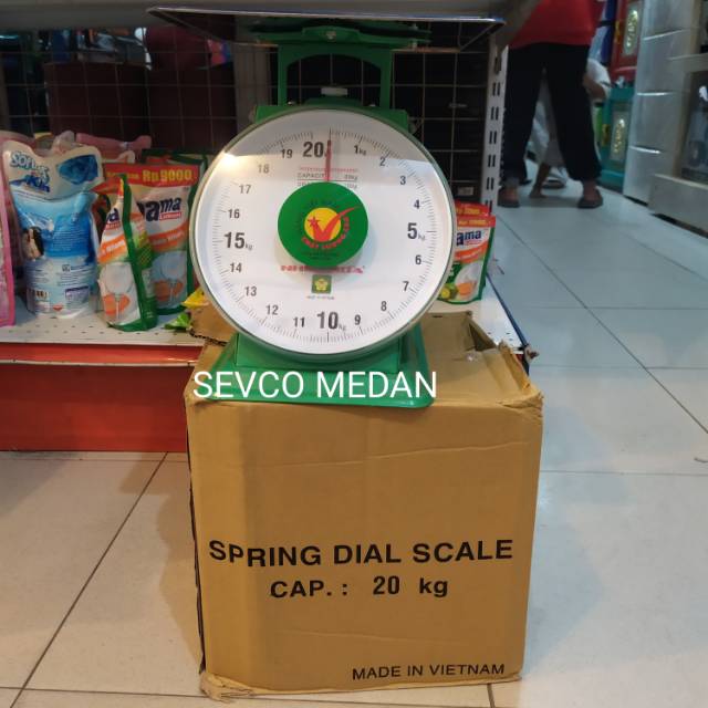 Timbangan besi vietnam nhon hoa 20 kg Asli