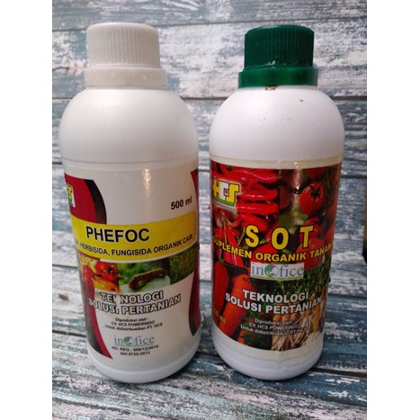 Pupuk Cair SOT (Suplemen Organik Tanaman), Suplemen Binatang SOC (Suplemen Organik Cair) & PHEFOC (P