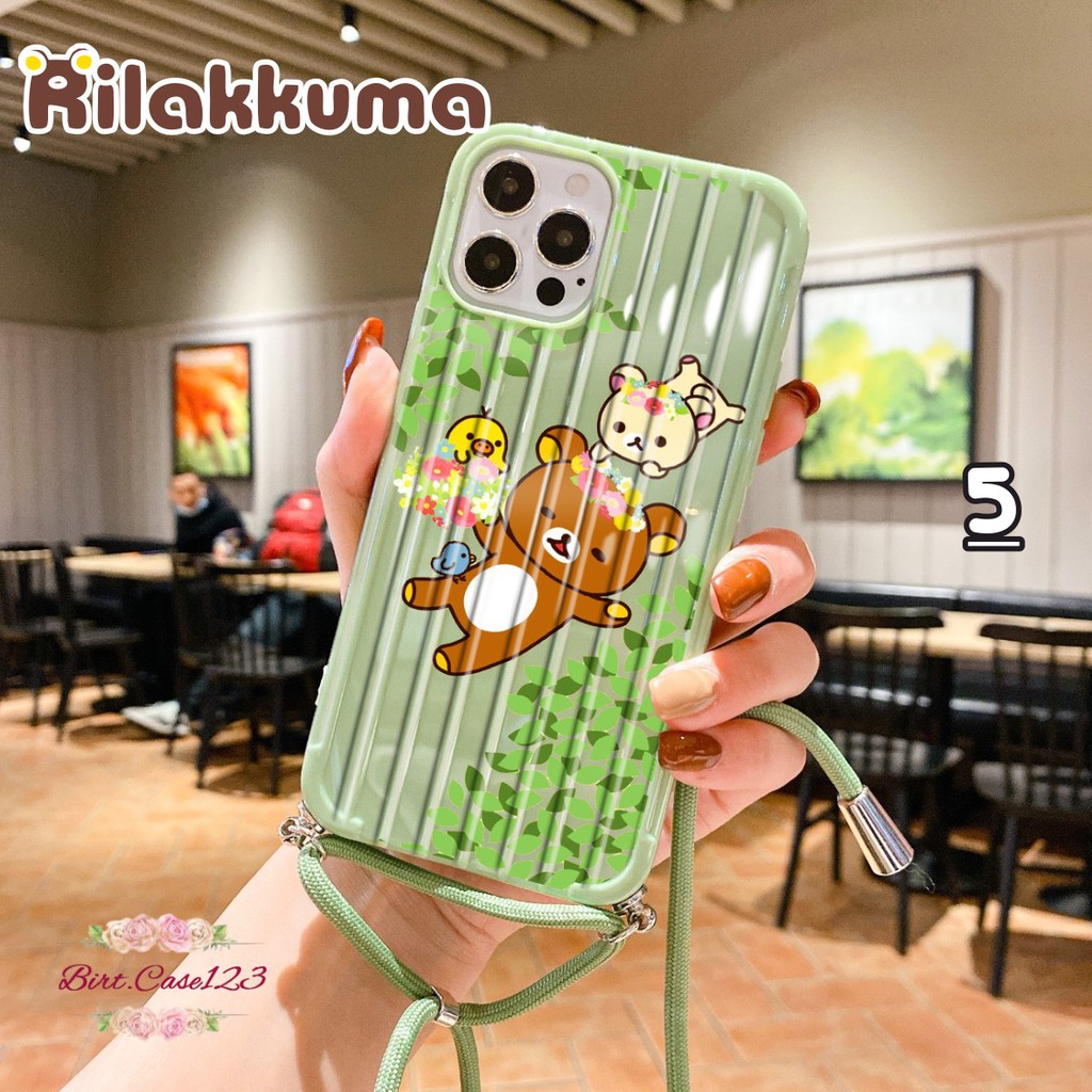 SOFTCASE KOPER SLINGCASE LANYARD RILAKKUMA OPPO VIVO XIAOMI SAMSUNG REALME IPHONE ALL TYPE BC5743