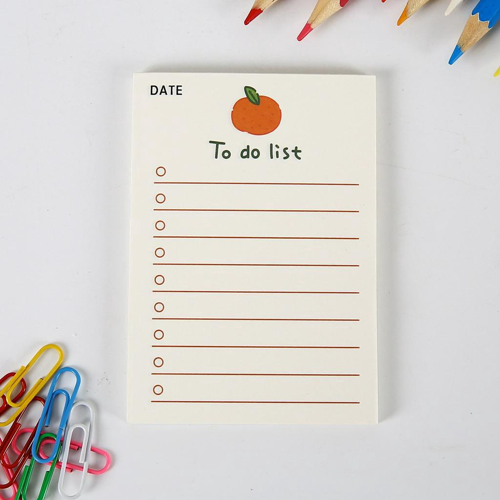 Buku Notebook / Catatan / Memo Pad Motif Buah Lucu Untuk Sekolah / Kantor