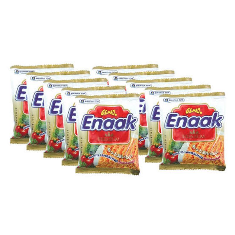 Mie Gemez Enaak kremes 20 gr pak isi 10 pcs