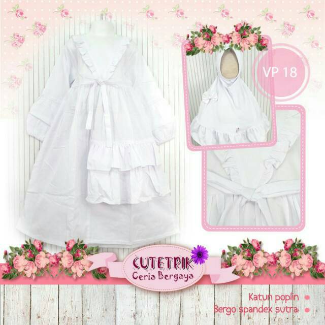 BAJU MUSLIM ANAK PEREMPUAN GAMIS ANAK CUTETRIK OHBABY MURAH