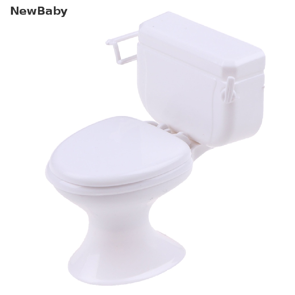 Mainan Miniatur Toilet Kamar Mandi Vintage Untuk Aksesoris Rumah Boneka