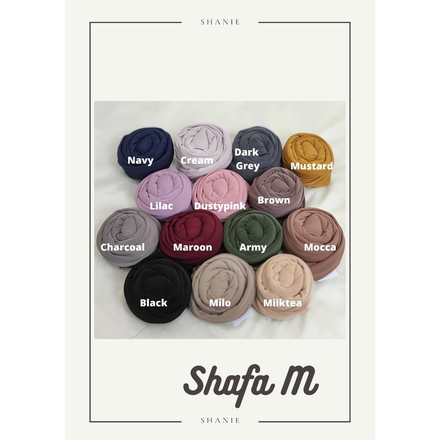 Bergo Shafa Instant Premium By Shanie Warna Mustard