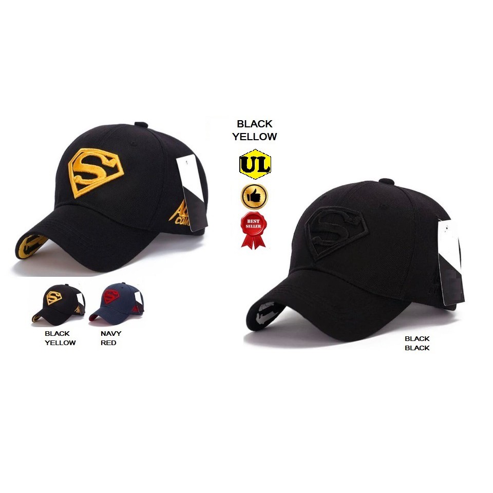 Baseball cap : SUPERMAN - Topi Baseball Topi SUPERMAN Topi Pria Aksesoris Pria