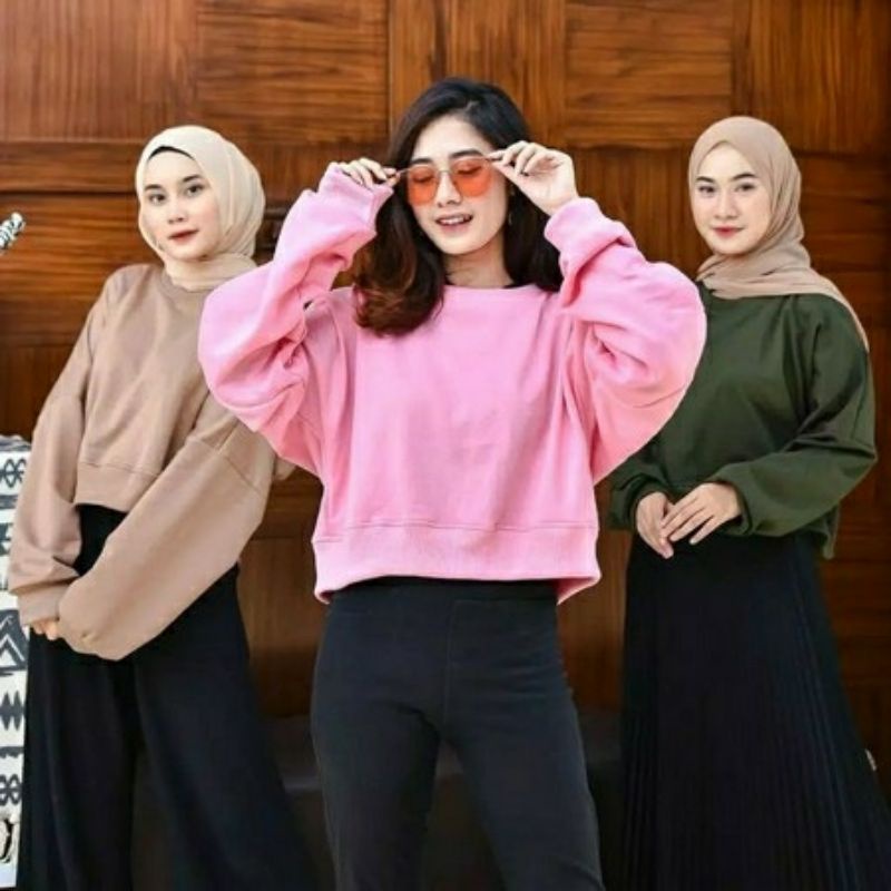 Arifirn Oversize Lenka - Sweater Wanita | Baju Oversize Wanita | Sweater Crop Wanita