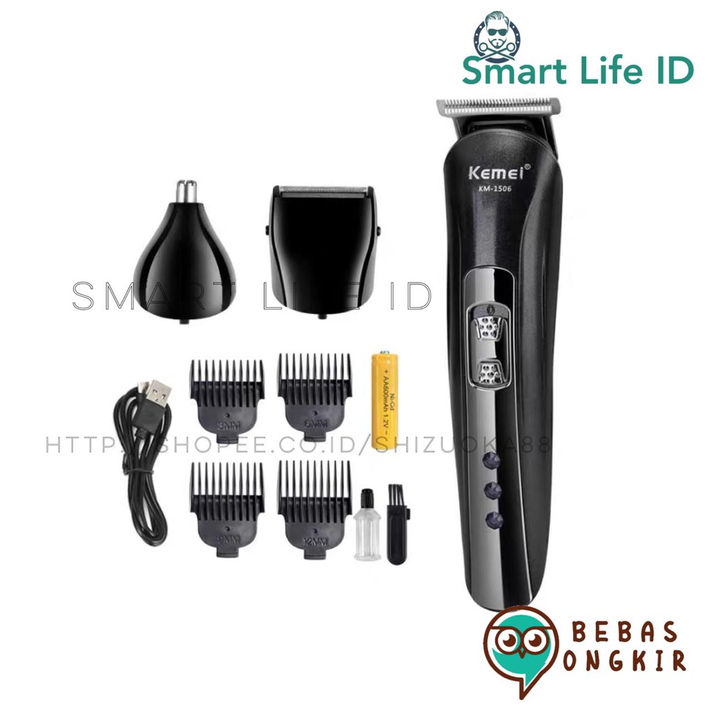 Kemei Alat Cukur Rambut KM 3590 550 600 690 2003 526 640 50311506 Hair Clipper Cukuran Multi Fungsi