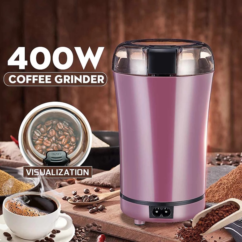 Blender Listrik Mini Portable bubuk kopi, bumbu dapur, grinder mini kopi blender bumbu dapur kering 