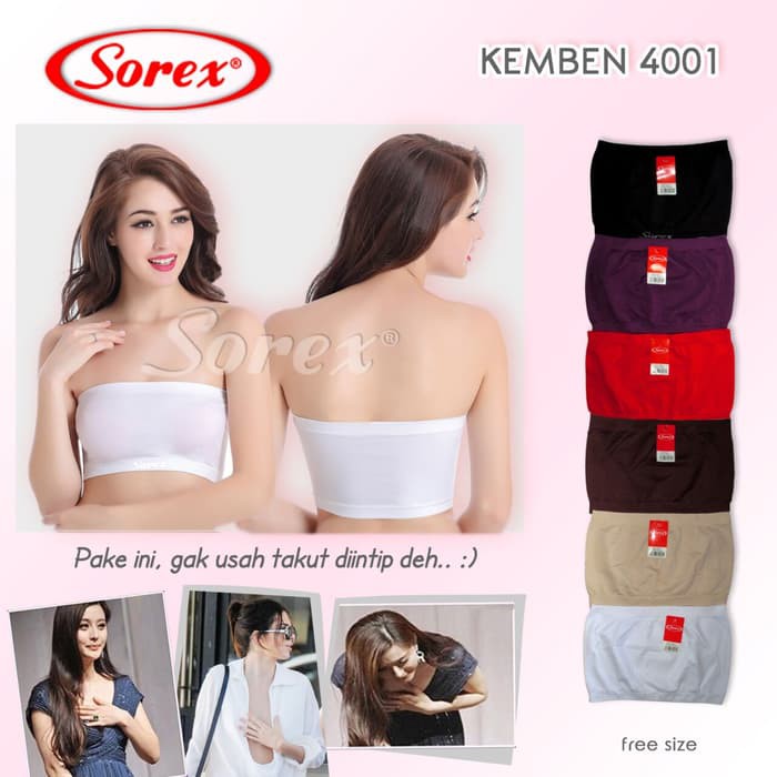 Kemben Bra Sorex 4001 - Kemben BH Pendek Setengah dada Sorex ORIGINAL TERMURAH