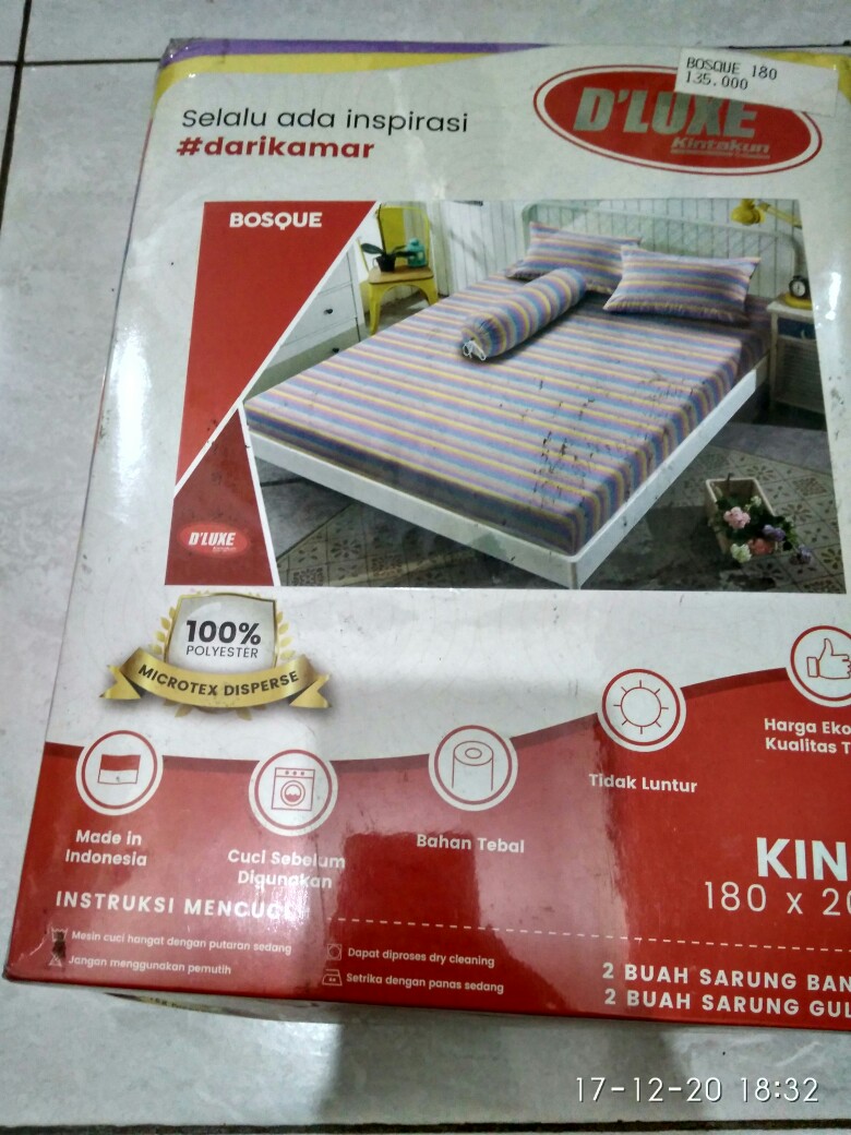 Kintakun Sprei Dluxe - 180 X 200 B2 (king)